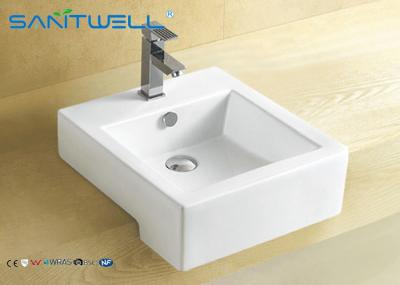 Bacia de lavagem antiga cerâmica da sala de jantar com borda fina 475*420*160 milímetro