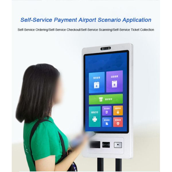 21.5 Inch AI-Powered Self Ordering Kiosk System with Real-Time Menu Optimization