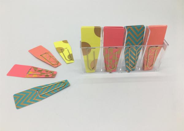 Wedding CorporatePersonalised Stationery Gifts File Bind Paper Clip Hot Stamping Custom Gold Metal