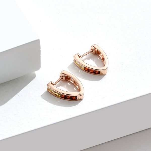 серьги ювелирных изделий обруча 1.35cm стерлинговые серебряные