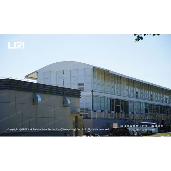 China Big 6061 Aluminum Outdoor Event exhibition Tents With Glass And ABS Walls