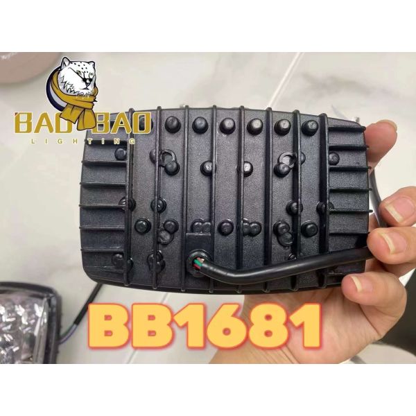 Harley Davidson 4 Inch Boss 80V LED Headlight White Yellow Ring Available Fog Light