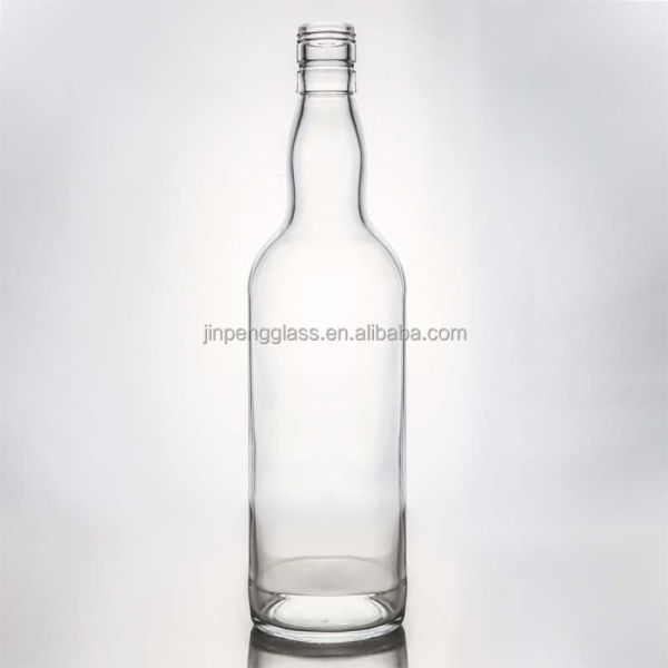 Hot Clear Crystal White Glass Bottle for Wine Gin Whiskey Tequila 500ml 700ml 750ml 1000ml