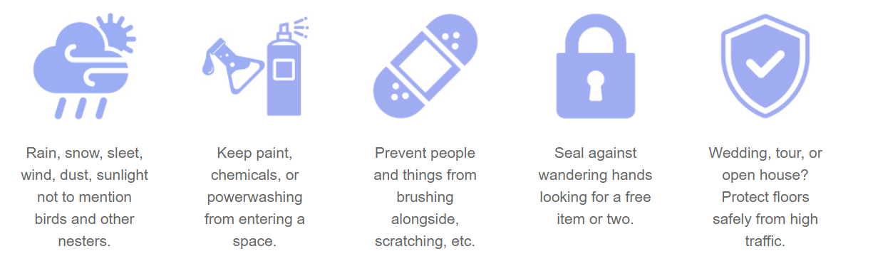 4MIL * 36INCH * 100 FEET Collision Wrap PE Surface Protective Film с 3 месяцами устойчивости к УФ