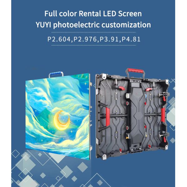 3.91mm Pixels Outdoor Rental LED Display Video Wall ODM OEM