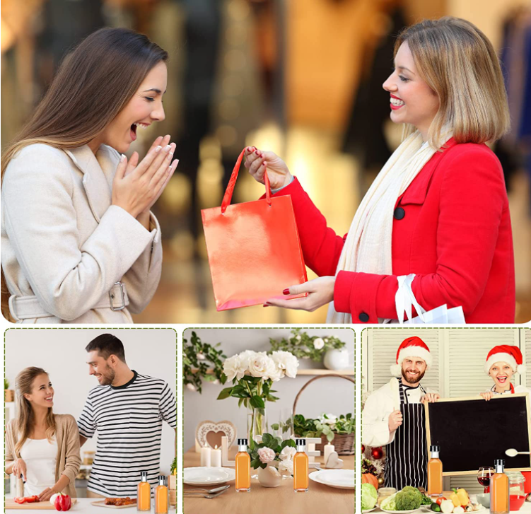 750 мл круглая стеклянная бутылка с оливковым маслом с черной винтовой крышкой и прозрачной