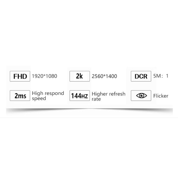 Full HD 27 Inch 144hz 1920x1080 Gaming Monitor With Adjustable Stand