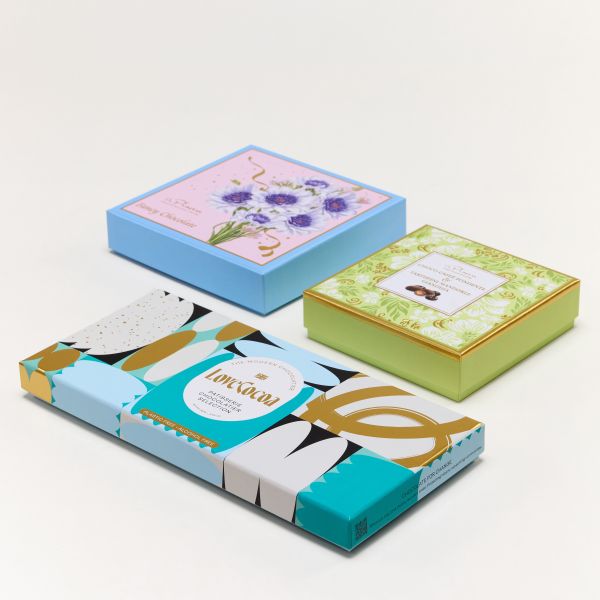Personalized Food Packaging Box Folding Chocolate Paper Box With Logo Printing