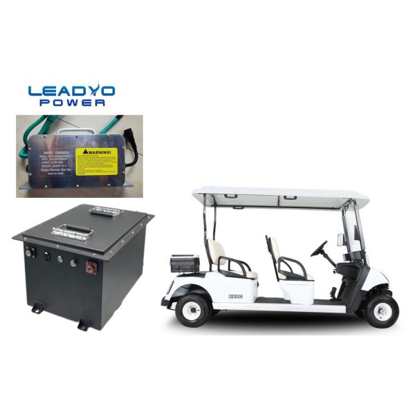 LiFePO4 Golf Cart 48V 51.2V 105Ah Литий-железные аккумуляторы LFP с ЖК-дисплеем / зарядным устройством