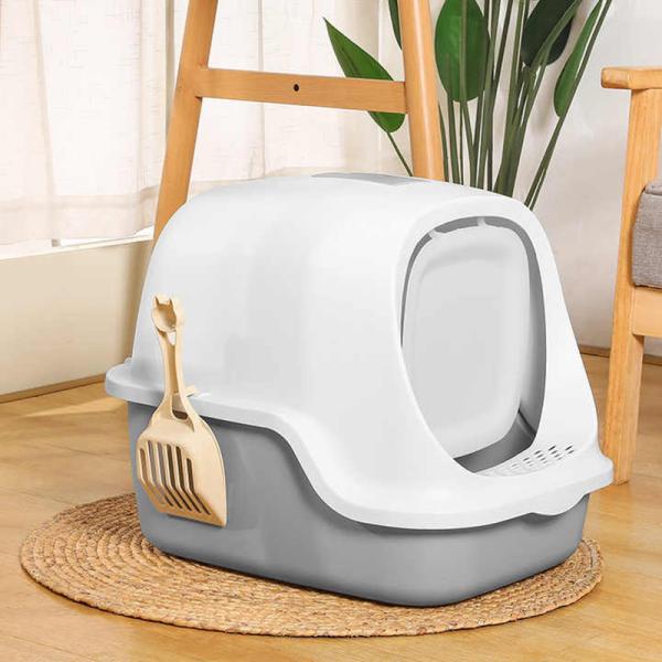 Fully Enclosed Cat Litter Toilet For Multi Cat Households OEM / ODM Distribution