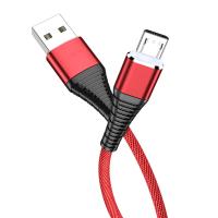 Os dados de carregamento de USB do revestimento trançado de nylon cabografam 3Ft 2.4A para Mp3 Mp4