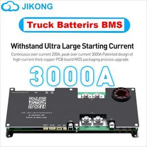 Jkbms Car Starting Truck Lithium Battery Smart BMS LiFePO4 4s 8s 12V 24V BMS LiFePO4 8s 24V 200A
