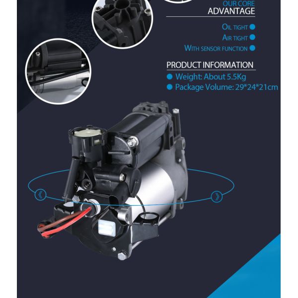 Компрессор подвеса езды воздуха пневматического насоса А2203200104 А2203200304 Мерседес пластмасс