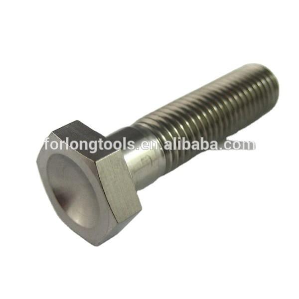 Sprint Car 5/16-24 x 1-1/2 UNF Titanium Hex Head Bolt DIN Standard made of 6AL-4V Titanium Alloy with Natural Finish