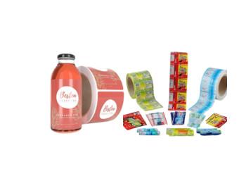 Durable Drink Bottle Labels PETG PVC PET Water Bottle Custom Label