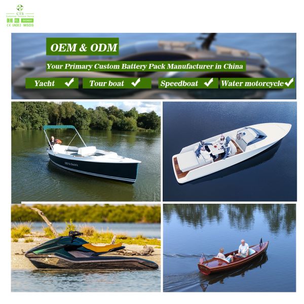 CTS IP67 51.2V 96V 144V 314Ah 628Ah 30kWh 45kWh 60kWh 90kWh Aluminum Housing LFP Lithium Ion Batteries for Marine Boat