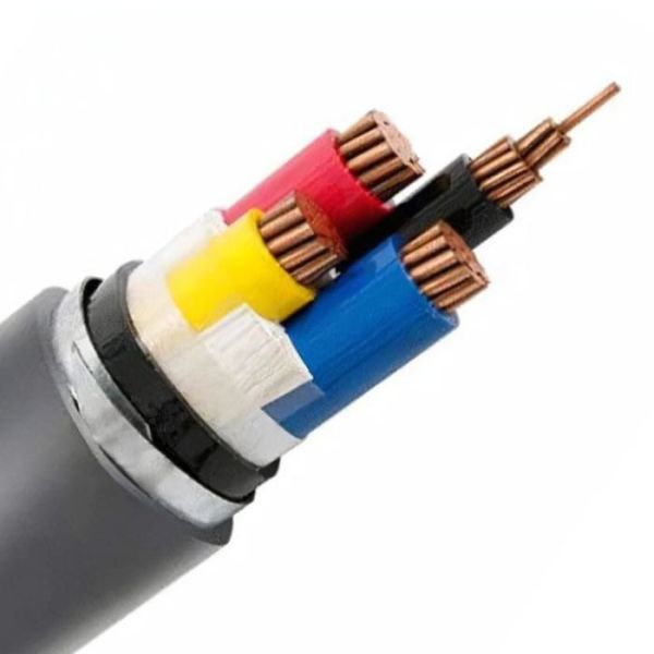XLPE & PVC Insulated 4-Core Steel Wire Armoured Low Voltage Cable 6mm OD Copper & Aluminum Conductors for Construction in Canada