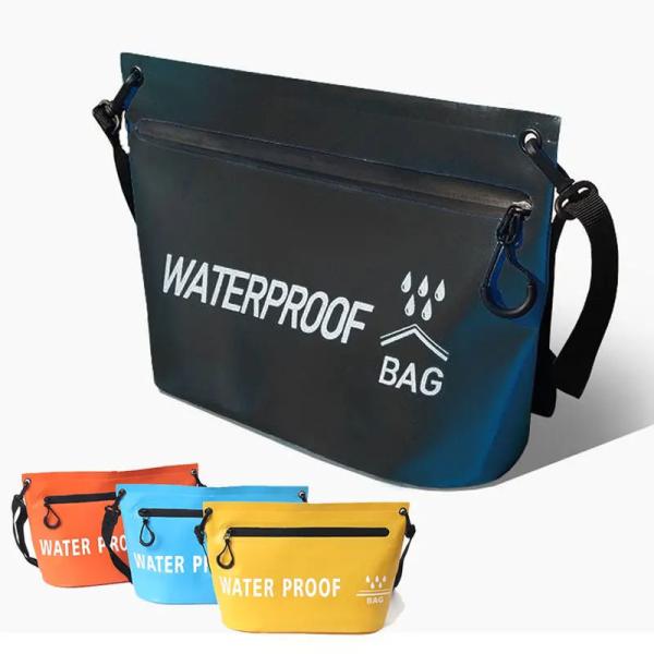 Zipper Waterproof Storage Bag Multi-Color Portable Waterproof Bag Waterproof Dry Bag Travel Handbag Pack Wash Sack Swimming Rafting Kayaking River Trekking Floating Boating Water Bags