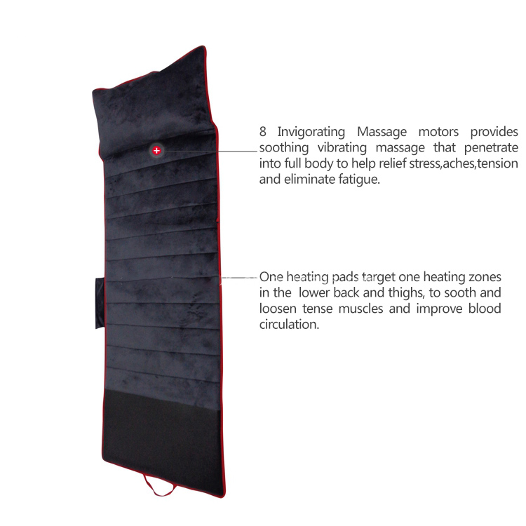 Full Body Vibration Heat Massage Mat, Massage Mattress for Full Body