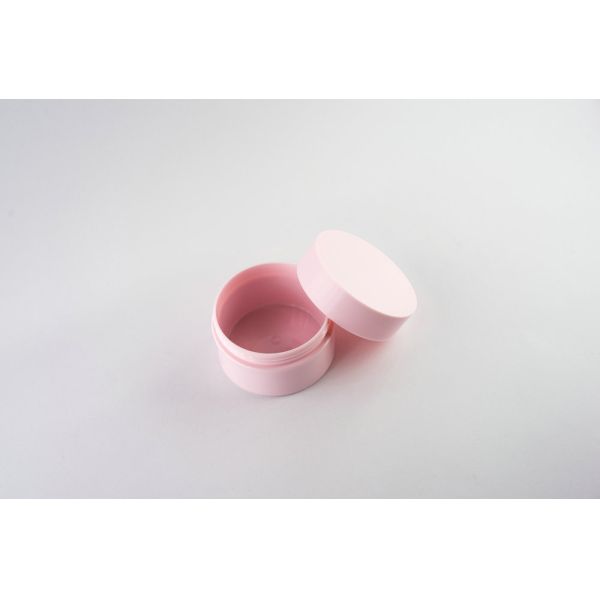 Beauty Product Plastic Cosmetic Jars With Airtight Lid Customized Size