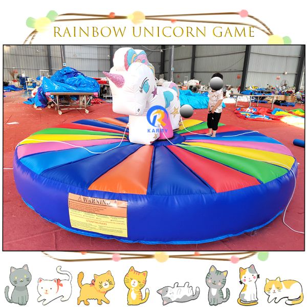 Inflatable Trampoline Bouncer with Accessories Blower Repair Kits Package Bag