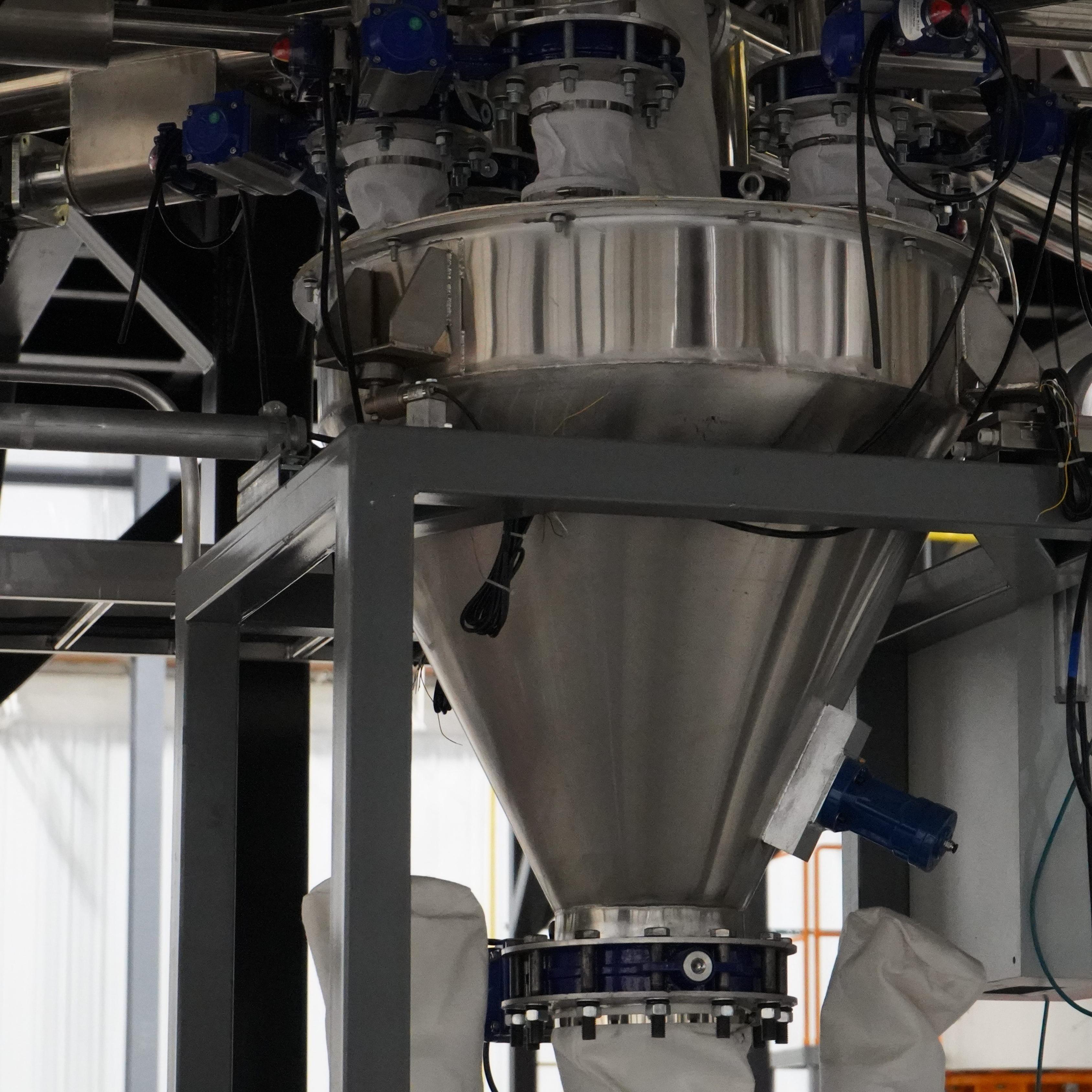 2000–3000kg/H Automatic Batching System For Chemical / Plastic / Building Material Processing