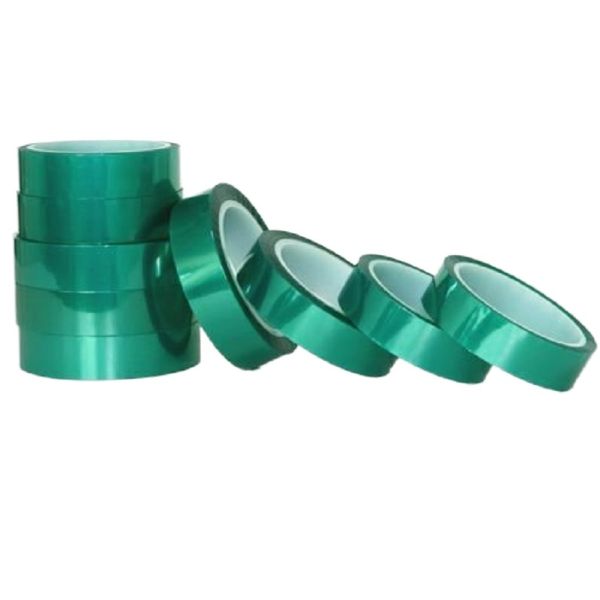 2-High-Temp Electroplating Epoxy Resin Powder Coating Anodizing Masking PET Polyester Film Silicone Glue Adhesive Paper Film