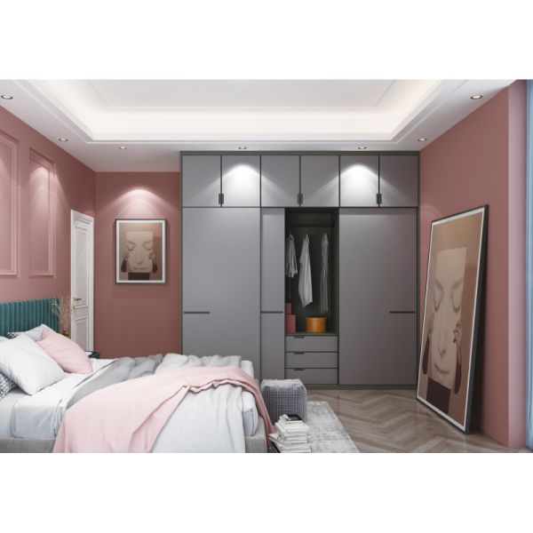 Chipboard Aluminum Frame Contemporary Wardrobe Doors 2.7m Height