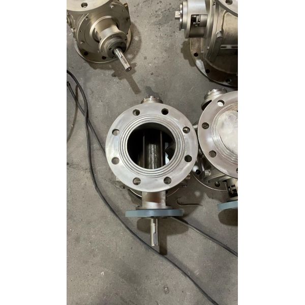 220V 380V 440V válvula rotativa de aço inoxidável DN50-DN700