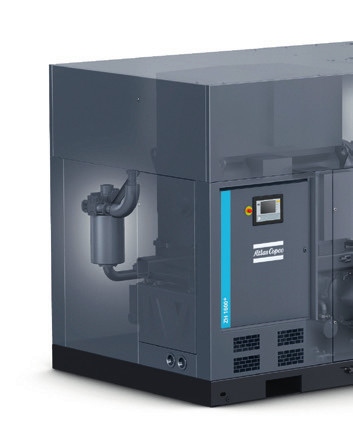 Compresseur d'air à vis Atlas sans huile centrifuge