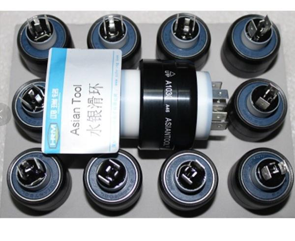 200RPM Mercury Slip Ring 10 Channel