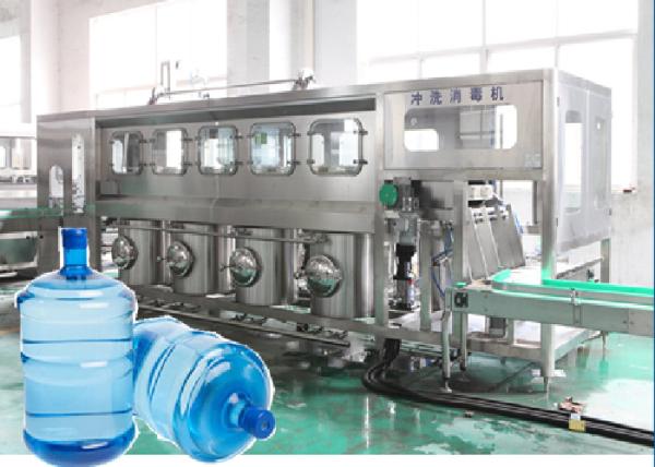 200BPH Mineral Water Filling Machine 5 Gallon 3.8KW Auto Decapper
