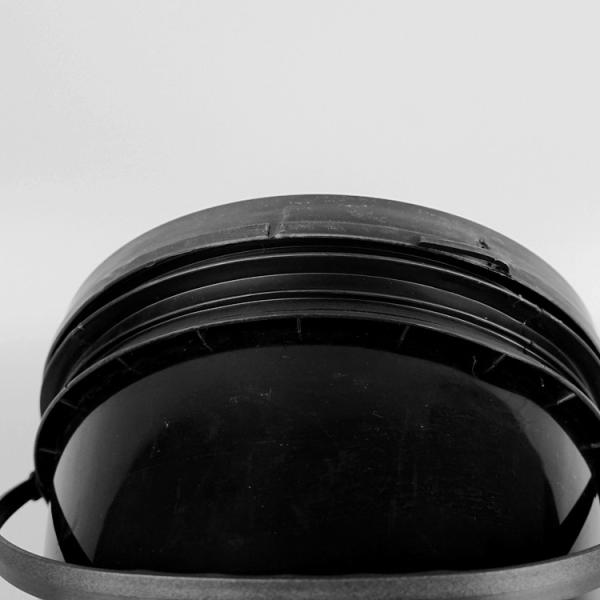 4.8L PPの黒い円形のプラスチック バケツ1ガロンのプラスチック ペンキのバケツ