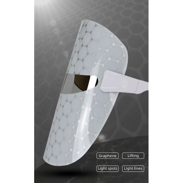 ABS PET PC 240V 60HZ 4 Gear Temperature LED Light Therapy Mask