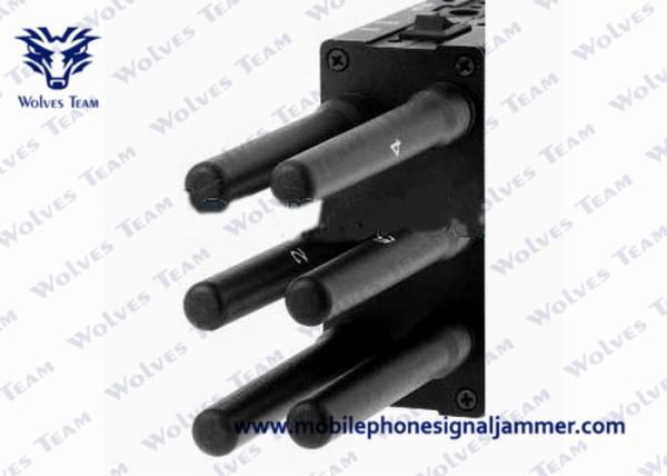 3G 4G Mobile Handheld Signal Jammer 250x75x34mm Dimension Easy Operation