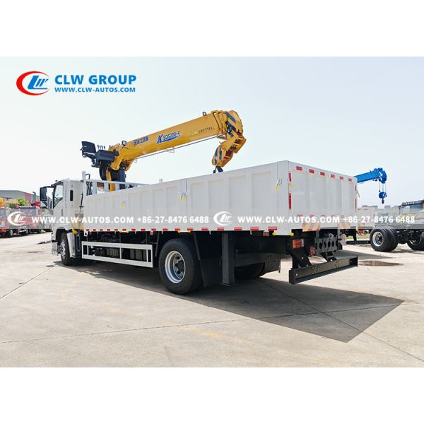 ISUZU GIGA 8x4 16-Ton Straight Boom Crane Truck with 360° Rotation and 350HP Euro IV Engine