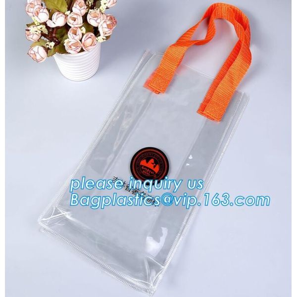 Transparent PVC Cosmetic Bag for carrying Makeup Toiletry Compact Size, luxury holographic PVC hanging travel cosmetic m