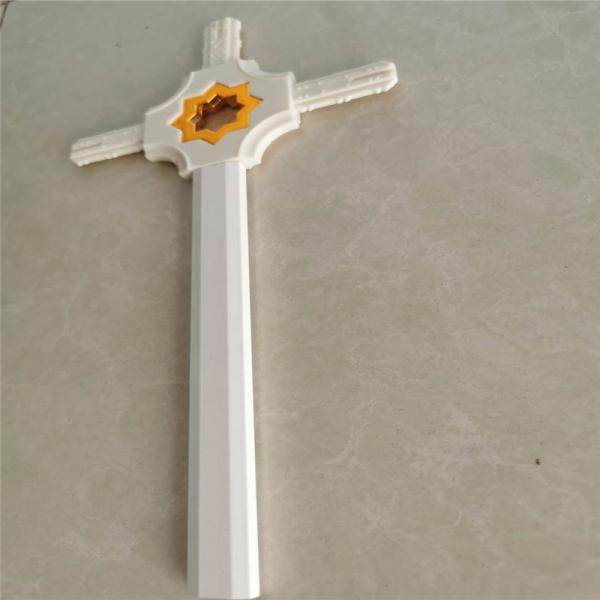 perfil 7*16 de alumínio com o conector transversal da flor e extremidade para o instalador da vitrificação dobro