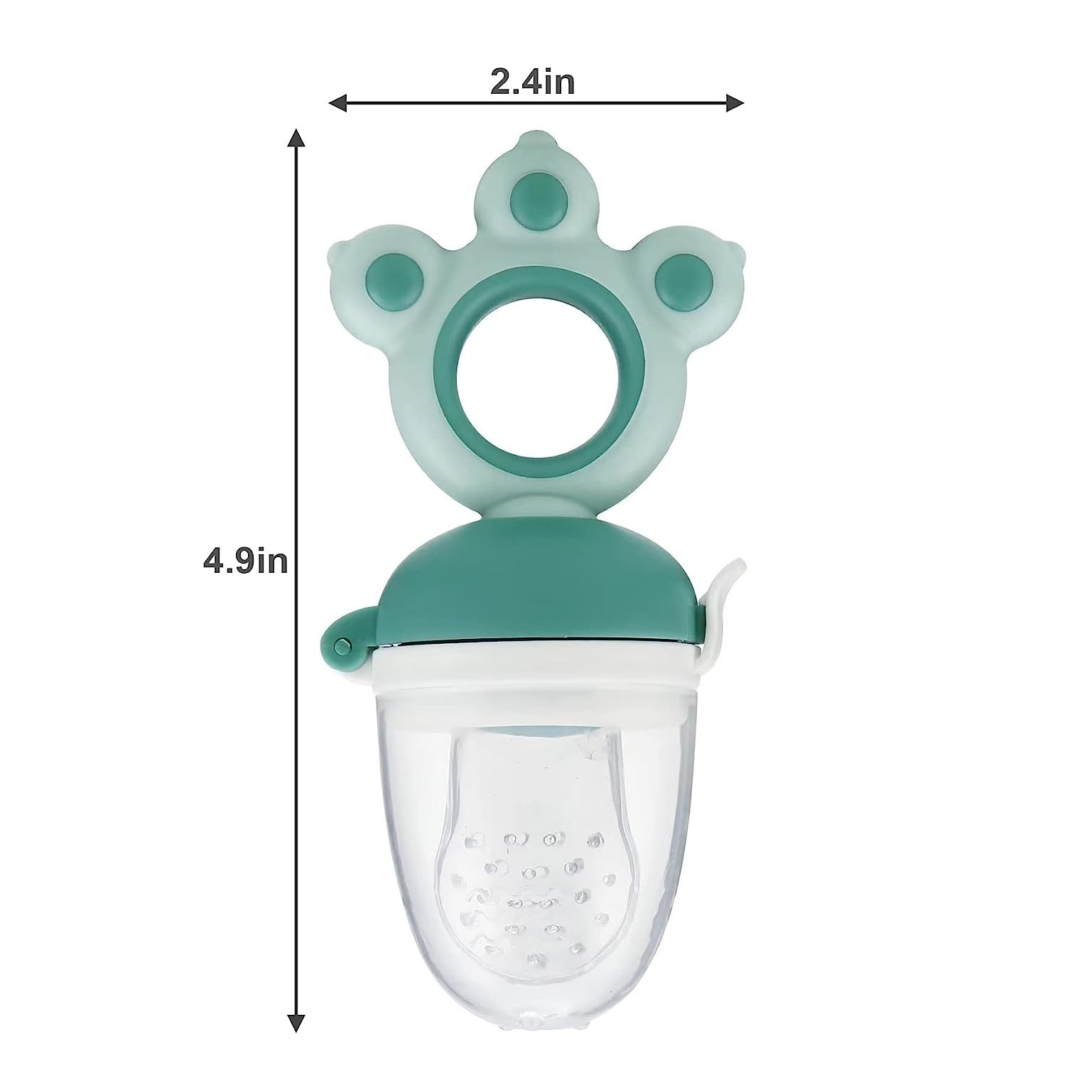 Безвкусная практически игрушка плода Teether еды силикона универсальная