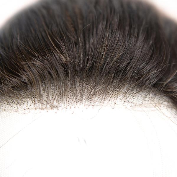 Perruques avant en dentelle marron, perruques personnalisées pour femmes, texture de cheveux raides 14 pouces