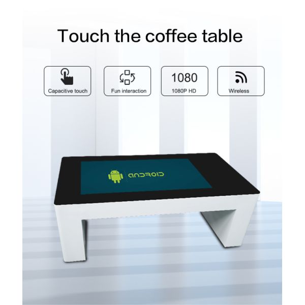 43 inch Android Kids Waterproof Interactive LCD Games Advertising Player Coffee Smart Touch Table