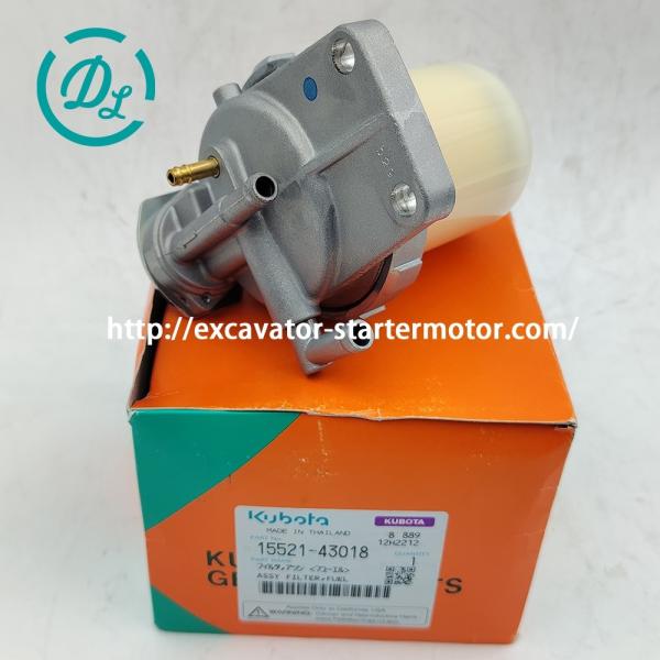 15521-43018 1552143018 Fuel Filter Assembly Kubota V1505 Engine