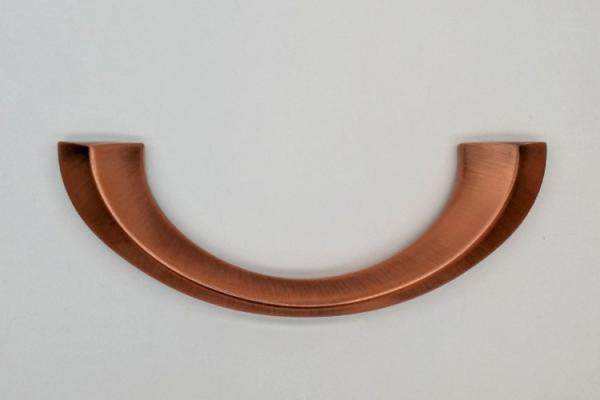 Antigo Couro Revestido de Meia-Lua Metal Caixão Manuseio Hardware Wholesale ZH004AC