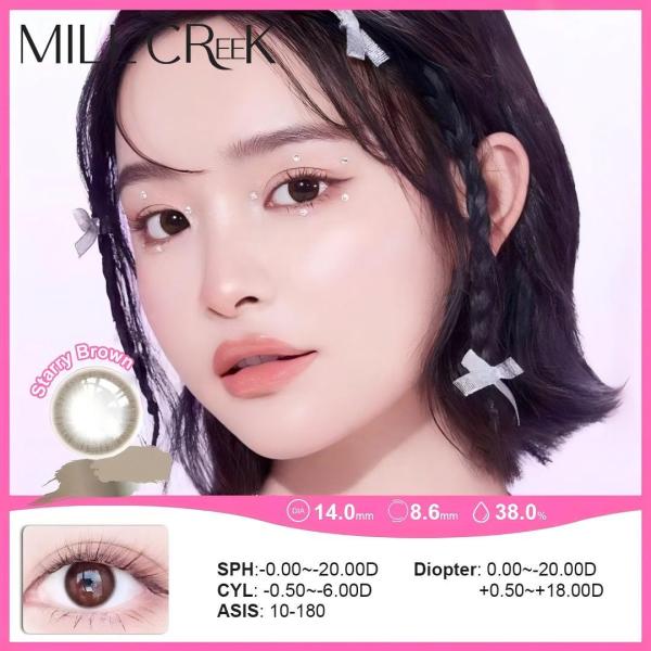 8.6mm Curva de base Color Lentes de contacto tóricas Lentes de contacto con traje tórico ligero