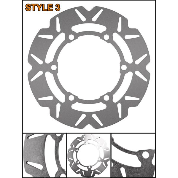 Custom Racing Motorcycle 240mm Disc Brake Rotor for Kawasaki KLR 650 KL650 5mm Thick