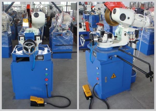 Pneumatic Steel Tube Cutting Machine , Metal Circular Sawing Auto Pipe Cutting Machine