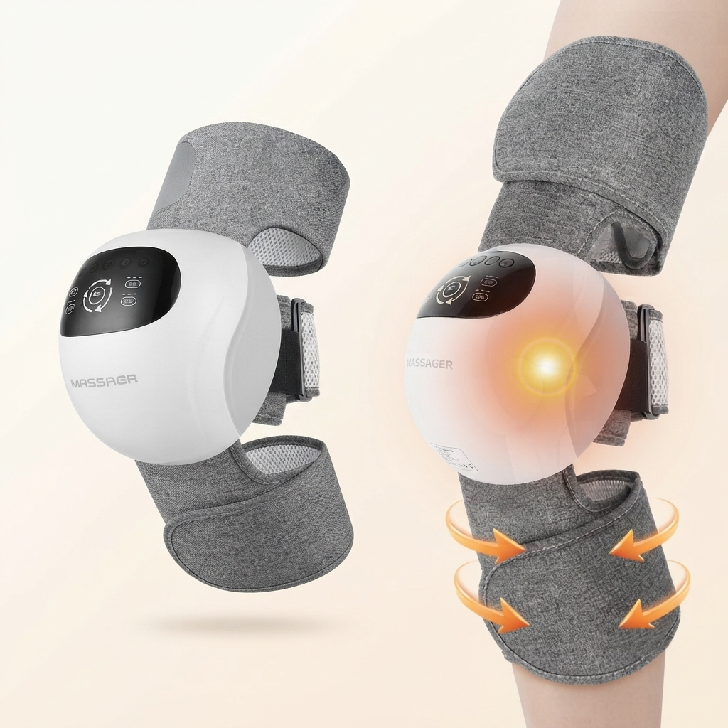 ZN-KM01 Professional Electric Knee Massager with Air Compression & Heat Therapy