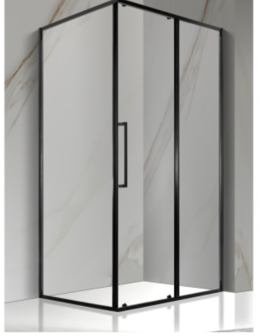 6mm tempered glass 1200X800X*1950mm Bathroom Curved Corner Shower Enclosure , Shower And Bath Enclosures