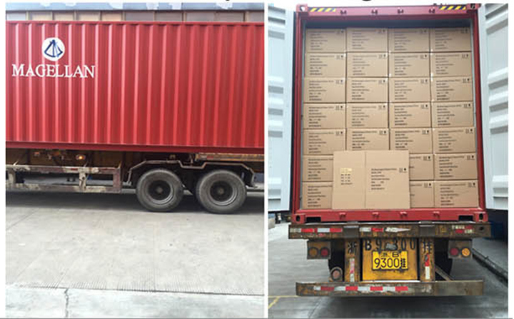 Ladies Blue Oxford Travel Cosmetic Bag Customized With Mesh Pocket