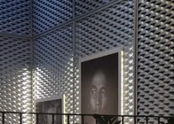 Алюминиевый алмаз толщина 0,8 мм расширенный металлический дизайн внутренней декорации стен
